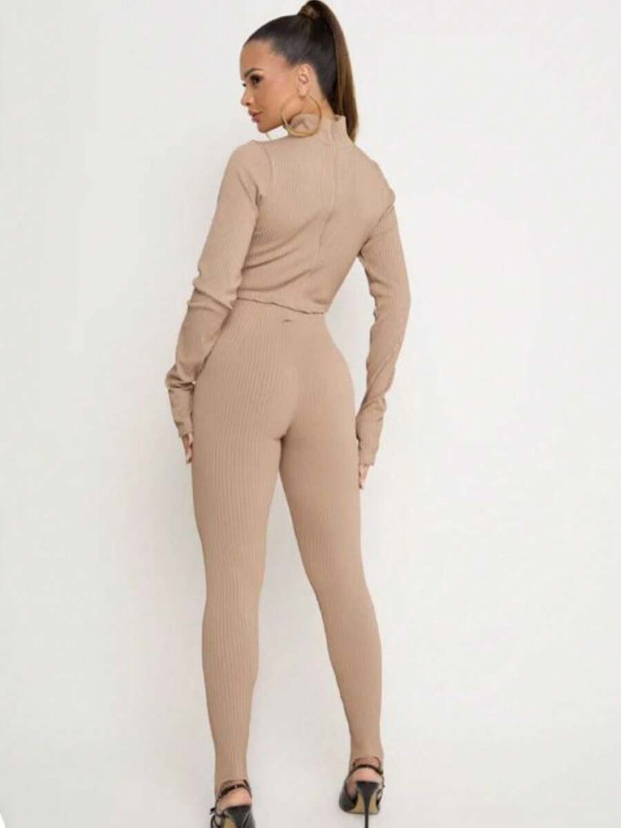 Women Two-Piece Outfits - Màu be - Xem 1