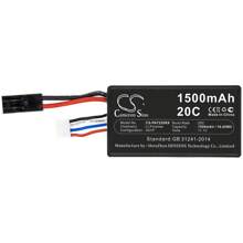 Battery For Parrot AR.Drone 2.0 Drone Double Plug CS-PAT220RX 11.1v 1500mAh - Black - View 4
