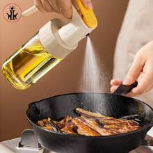 1入組玻璃廚房用油霧噴霧器，廚房用油霧瓶，油霧噴灑器罐，廚房、夏日海灘派對、食品、露營、組織、房間裝飾和廚房用品。 - 彩色 - 查看 4