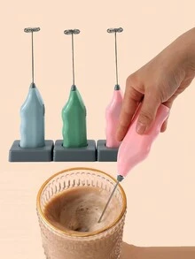 Multi-Functional Stirrer With Stand For Coffee/Milk/Eggs School Supplies - Multicolor - View 2