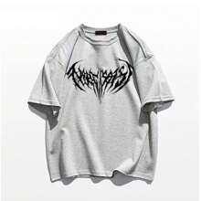 Men T-Shirts - 淺灰色 - 查看 1
