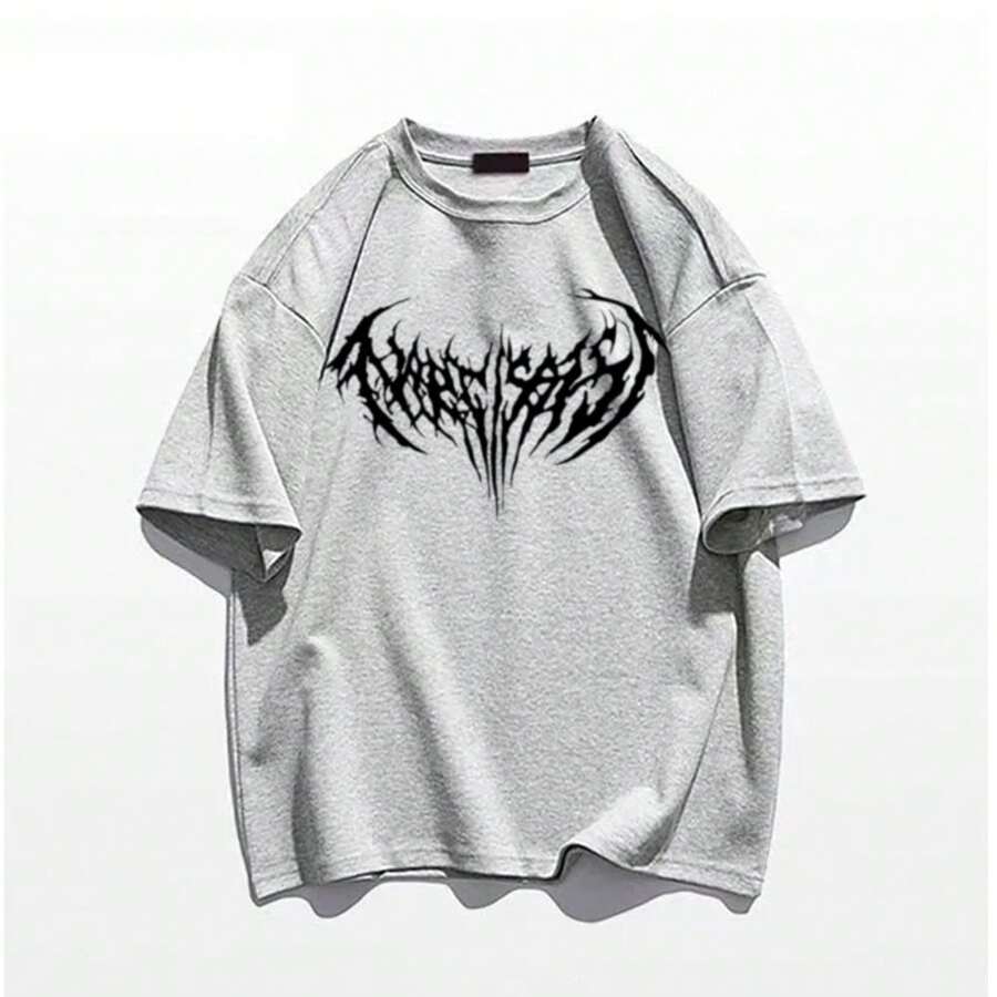 Men T-Shirts - 淺灰色 - 查看 1