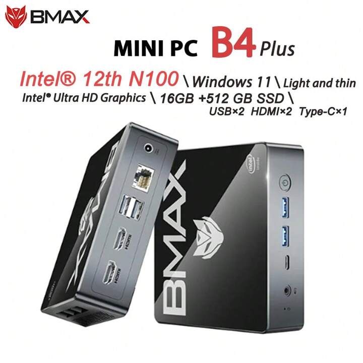 BMAXミニPC N100 16GB DDR4 512GB Win 大き 11 Pro
