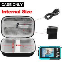 ALKOO Digital Camera Case (Packaging Only) Charger Storage Bag, Office Essential Digital Bag, Data Cable Camera Bag, Electronic Data Cable Organizer, Power Bank Protective Case, Wallet-Style Travel Camera Bag, Christmas Gift For Men, Women, Teacher Essential, Waterproof, Lightweight, Large Capacity, Portable Accessory - Black - View 2