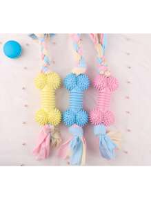 犬用咬咬玩具，三角形、圓形和五角星造型，具有磨牙和耐咬的特性，僅限寵物使用