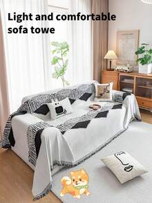 1pc All-Seasons Universal Pet Blanket, Sofa Cover, Dustproof Scratch-Resistant Couch Mat, Cat Scratch Resistant - Multicolor - View 51