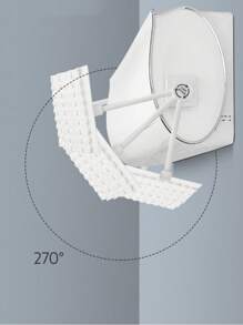 1入組可折疊式通用空調風向導流板，可用於遮擋空調風，預防直接吹風，通風口、側牆和天花板註冊的風和熱導流板，調節範圍從7.16英寸到38.18英寸 - 白色 - 查看 6