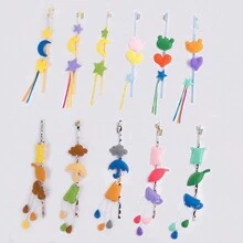 1pc Cute Cartoon Cat Toy Stick Interactive Toy For Cats To Play And Grind Teeth - Multicolor - View 2