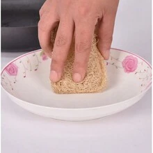 4pcs Natural Loofah Scrubber For Dishwashing And Cleaning Pots And Pans - Multicolor - View 3