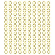 50/100 Viên Thép Không Gỉ Mạ Vàng Chia Nhẫn Nhảy Nhẫn Kết Nối Nhẫn Trang Sức Làm Dây Cổ Vòng Tay Bông Tai Móc Khóa Thủ Công DIY 4/5/6/7/8/10 Mm - vàng - Xem 10