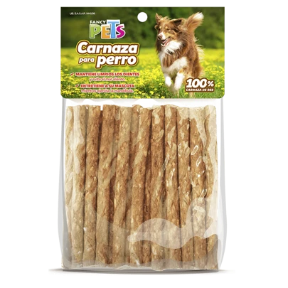 Fancy Pets Palitos de Carnaza para Perros sabor Res con 20 pz