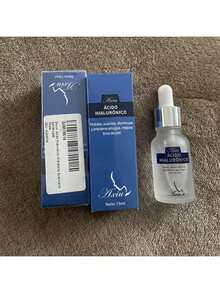 Serum Ácido Hialuronico Hidratante Suavizante Antiarrugas 30ml, Serum Facial con Ácido Hialuronico con Blanqueamiento de la Piel - Azul - Ver 5