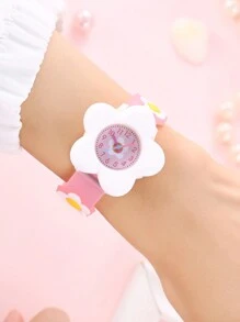 New Cute Flower 3D Cartoon Children's Watch For Students