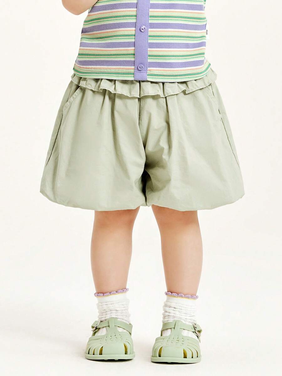 mini bala Young Girls Children's Cute  Pants 24 Summer New Product