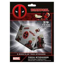 Marvel Deadpool Official Laptop Macbook Stickers (Pack Of 29) (Various) - Multi-color - View 1