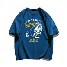 Women T-Shirts - 藏蓝色 - 查看 1