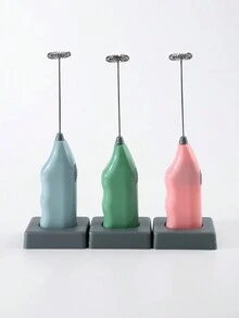 Multi-Functional Stirrer With Stand For Coffee/Milk/Eggs School Supplies - Multicolor - View 13