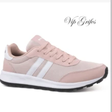 Women Wedge Sneakers - HOA HỒNG VÀ TRẮNG - Xem 2