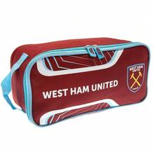 West Ham United FC Boot Bag (Claret Red/Sky Blue) - 01 Rose Red - View 2