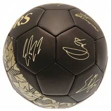 Tottenham Hotspur FC Signature Football (Matt Black/Gold) - 01 Matt Black - View 3