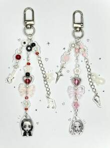 Nana Keychains - Black and White - View 1