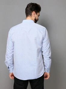 Men Cardigans - Màu xanh nhạt - Xem 5