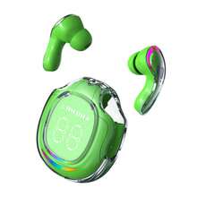 1pc 2024 New Bluetooth Wireless Earphone, Sports Noise Reduction In-Ear Headset For High Sound Quality, Compatible With Apple And Huawei Devices - Green - View 2