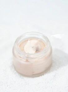 1入組磨砂玻璃霜罐液體粉底霜臉霜瓶眼影唇膏化妝罐 - 銀色 - 查看 5