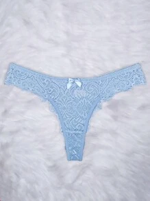 Women Bra & Panty Sets - 淺藍色 - 查看 3