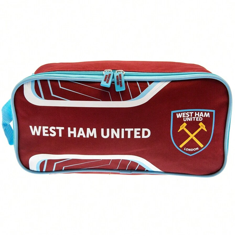 West Ham United FC Boot Bag (Claret Red/Sky Blue) - 01 Rose Red - View 1