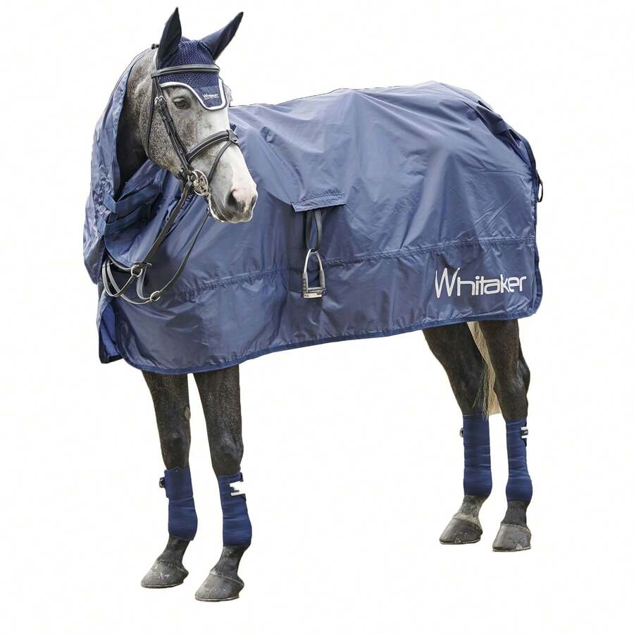 Whitaker Rothwell Roll Up Horse Turnout Rug (Navy) - Navy Blue - View 1