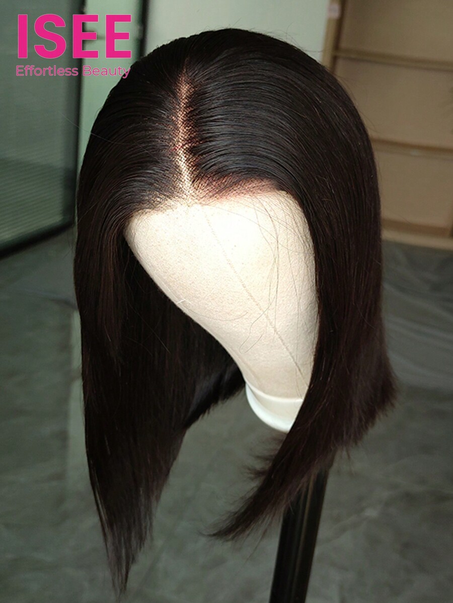 ISEE Silky Straight Tiny Knots 6*4 Wear Go Glueless Bob Wigs Pre Cut HD