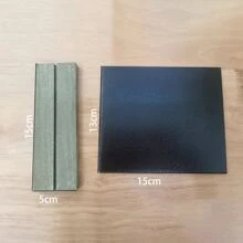 1pc~5pcs China Factory Customized Mini Message Chalkboard Signs Black Board For Family Friends ChildWooden Crafts Small Blackboard Ornaments Message Writing Vertical Display Board Desktop Ornaments Home Decor Back To School Room Decor School Supplies