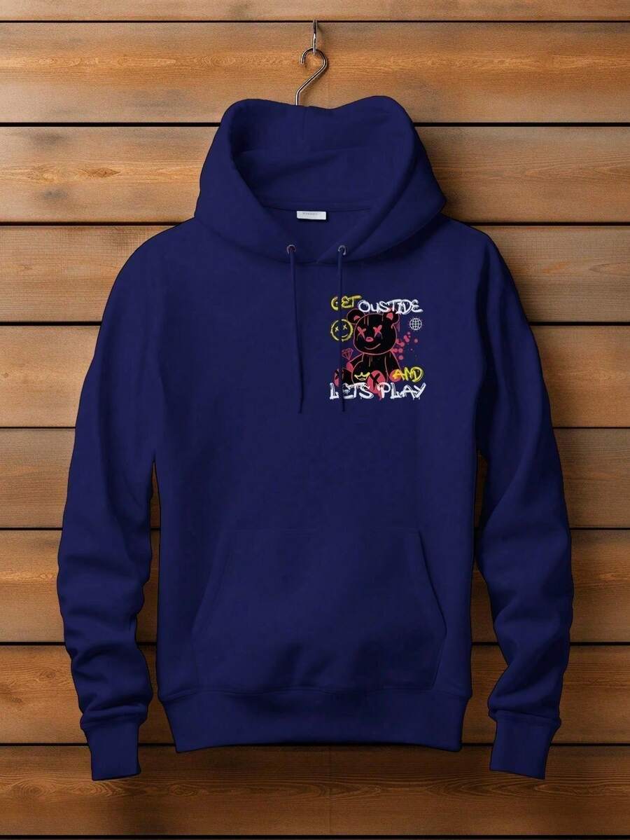 Men Sweatshirts - Màu xanh hải quân - Xem 1