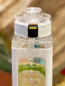 1 bình nước thể thao 700ml, cốc có ống hút di động - Nhiều màu - Xem 4