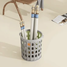 1pc Japanese-Style Foldable Garbage Bin Set, Household Waste Bin For Bedroom/Bathroom, Multipurpose Folding Trash Can,Kitchen,Kitchen Items - Multicolor - View 1