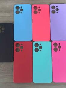 Capa Capinha Samsung Silicone Aveludado Para S10/S10 PLUS/S10 LITE/S10 E/S9/S9 PLUS/S8/S8 PLUS - Azul Marinho - Visão 5