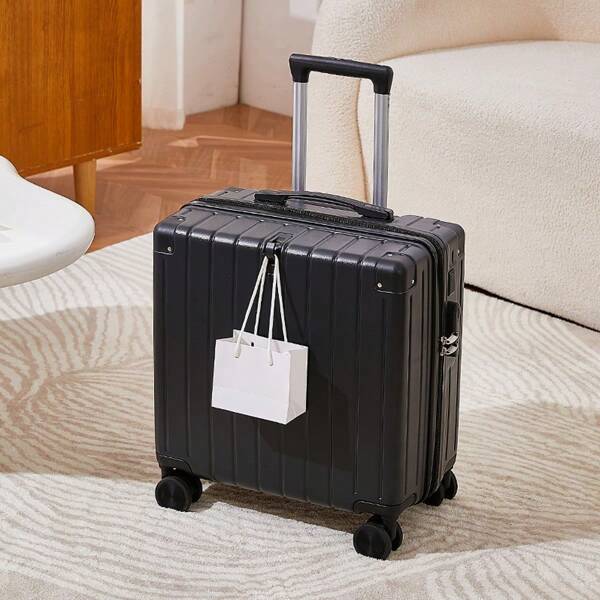 Maleta de 20 pulgadas con estilo INS, maleta giratoria de gran capacidad, candado de contraseña duradero, gancho para llevar la maleta, equipaje de mano para viajes de vacaciones escolares, luna de miel, estudios en el extranjero y graduaciones, elección ideal para regalos para hombres, mujeres, niños, niñas, estudiantes y parejas
