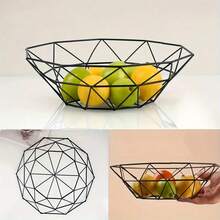 1 个水果篮、客厅咖啡桌水果盘、圣诞节和万圣节派对和节日水果零食托盘、多功能厨房储物篮