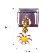 1 pieza Componente de pulsera de  de acero inoxidable al estilo de ojo maligno de Italia lindo y desmontable adecuado para la construcción de bricolaje