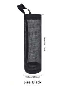 1pc Small Size Wall-Mounted Plastic Bag Holder & Dispenser For Household, Kitchen Garbage Bag Storage - Multicolor - View 6