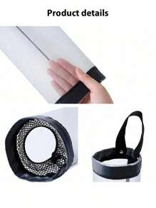 1pc Small Size Wall-Mounted Plastic Bag Holder & Dispenser For Household, Kitchen Garbage Bag Storage - Multicolor - View 10