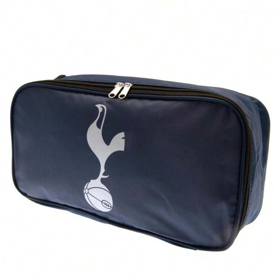 Tottenham Hotspur FC Logo Nylon Boot Bag (Navy) - Navy Blue - View 1
