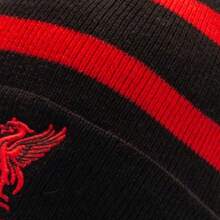 Liverpool FC Unisex Adults Ski Hat (Black/Red) - 01 Matt Black - View 2