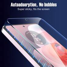 3Packs Screen Protector For Moto, 9h Hardness, Scratch Resistant Explosion-Proof Tempered Glass Glass Film Compatible With Moto - Clear - View 2