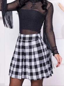 Women Skirts - Đen và trắng - Xem 3