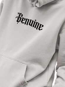 Men Hoodies - 灰色 - 查看 5