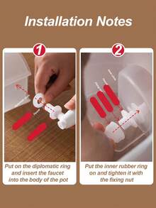 1入組冰箱冷水壺，夏季冷卻大容量水果茶壺，家用高溫抗熱飲料桶，帶水龍頭冰水果汁桶，廚房用品，酒吧用品 - 無色 - 查看 5