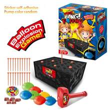 Juego 'Golpear el Globo' Juego de reventar globos Juego de explotar globos nuevo de 2024 Juego de golpear topo para adultos Juego de niños Wack A Balloon Juegos para niños Juegos de mesa de globos complicados Juguetes y Juegos para niños para fiestas familiares (1 caja) - Multicolor - Ver 7
