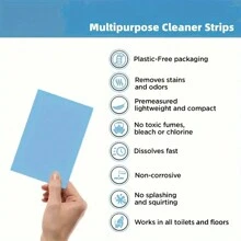 30 piezas de innovadores comprimidos para la limpieza del inodoro y el suelo - pañuelos de limpieza desechables, láminas de limpieza multifuncionales para el piso y toallitas de limpieza - solución de limpieza fácil y eficaz para accesorios de baño - Azul - Ver 9